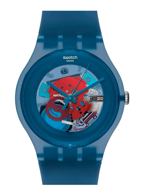 Reloj Swatch Blue Grey Lacquered SUON102