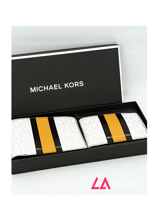 Wallet Michael Kors Set White - Imagen 2
