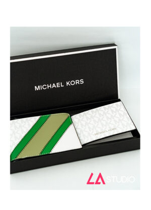 Alternative view of Wallet Michael Kors Set White-Green